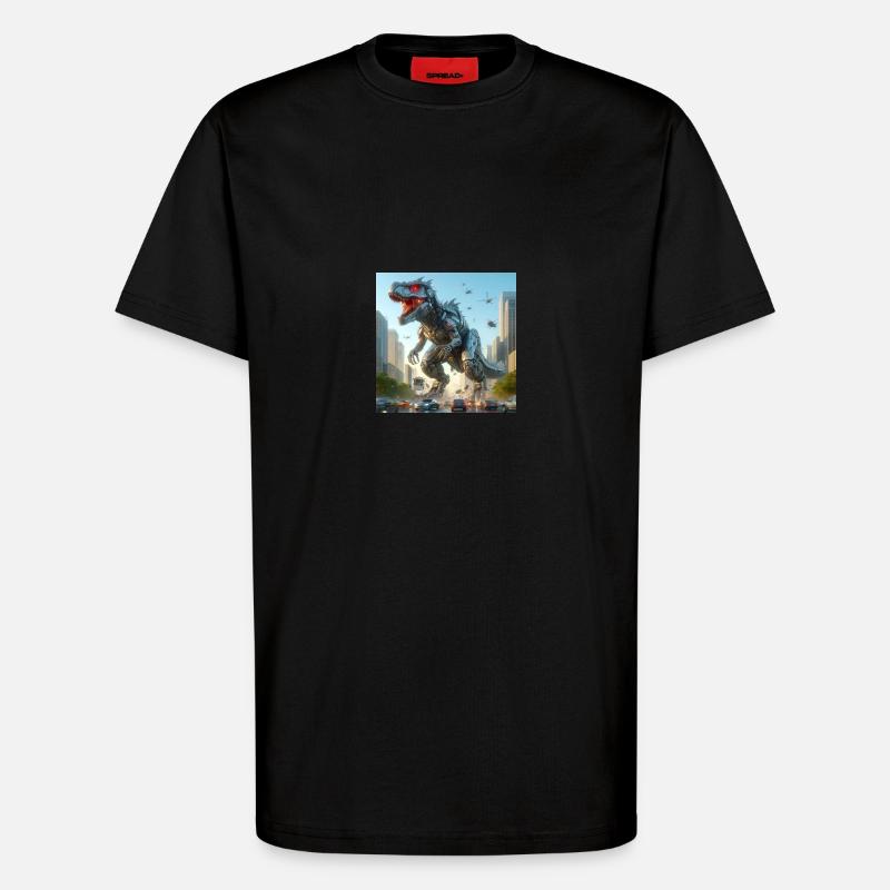 Rampage - T-Shirt - made by SPREAD - SOLID BLACK