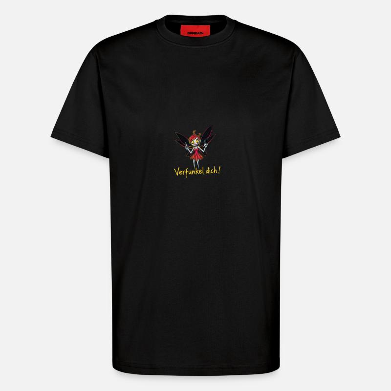 Verfunkel dich! - T-Shirt - made by SPREAD - SOLID BLACK