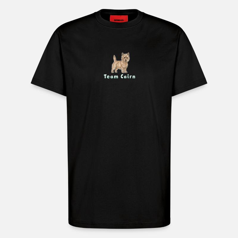 Team Cairn - T-Shirt - made by SPREAD - SOLID BLACK