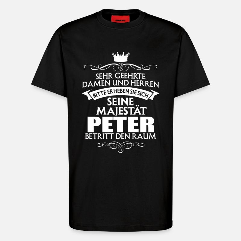 PETER - Majestät - T-Shirt - made by SPREAD - SOLID BLACK