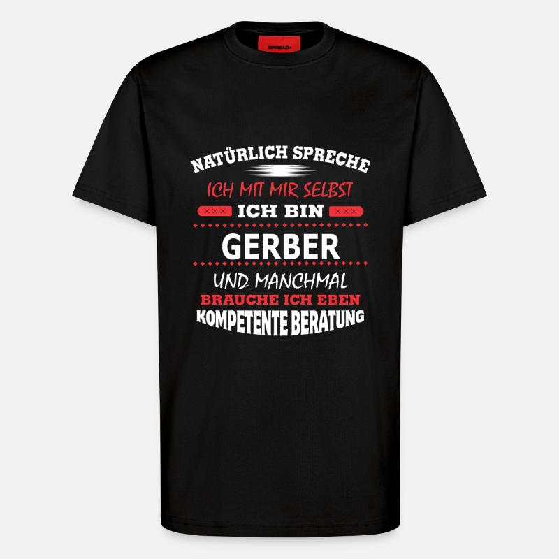 GERBER - T-Shirt - made by SPREAD - SOLID BLACK