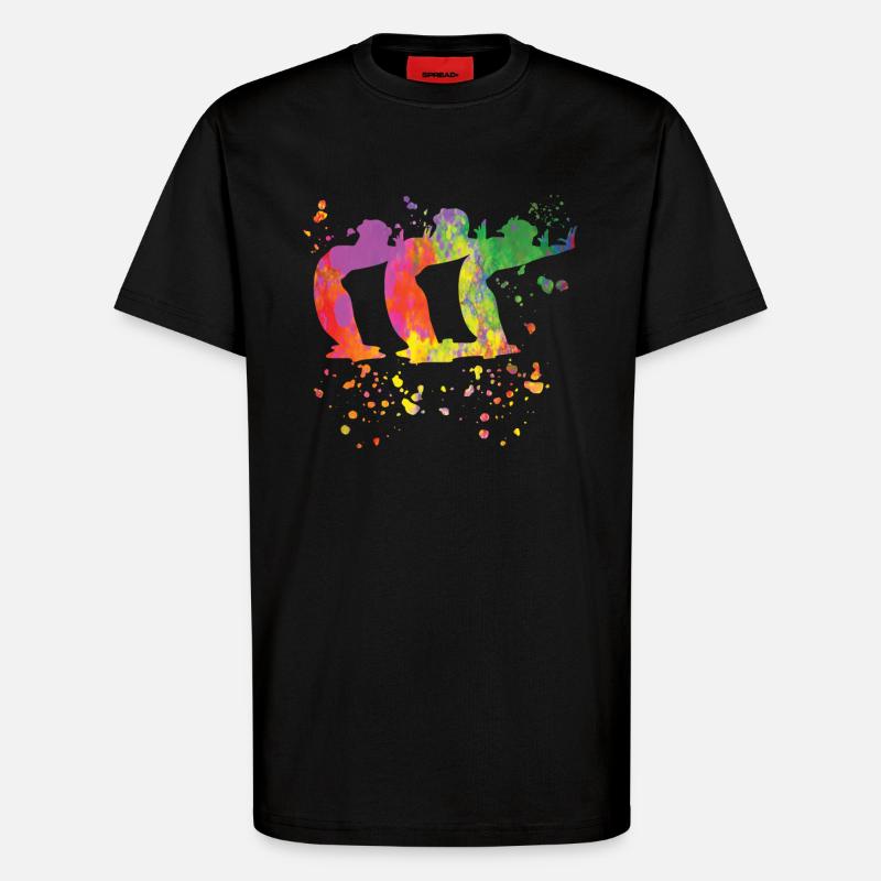 Artistic Swim Team Synchronschwimmen - T-Shirt - made by SPREAD - SOLID BLACK