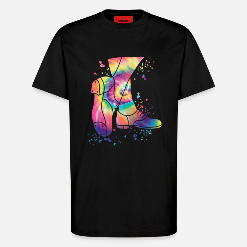 Stepptänzer Stepptanzen Kinder Stepptanz - T-Shirt - made by SPREAD - SOLID BLACK