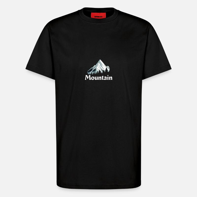 4DACD823 4834 44C2 891B 95B8F41794DB - T-Shirt - made by SPREAD - SOLID BLACK