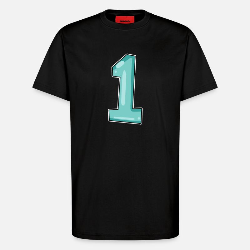 1 - T-Shirt - made by SPREAD - SOLID BLACK