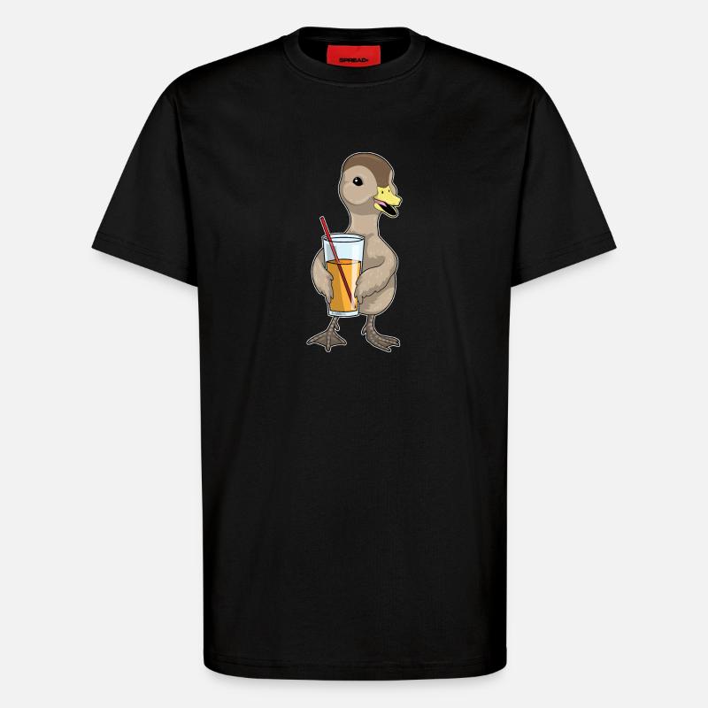 Ente Saft - T-Shirt - made by SPREAD - SOLID BLACK