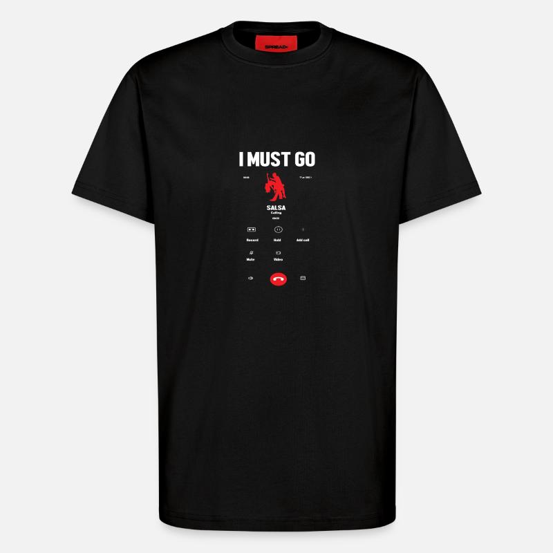 Salsa Dancer Dancer - T-Shirt - made by SPREAD - SOLID BLACK