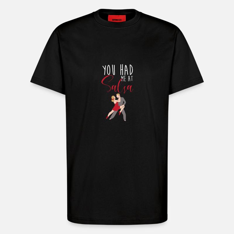 Danseuse de salsa Danseuse - T-shirt bio décontracté fabriqué en UE - SOLID BLACK