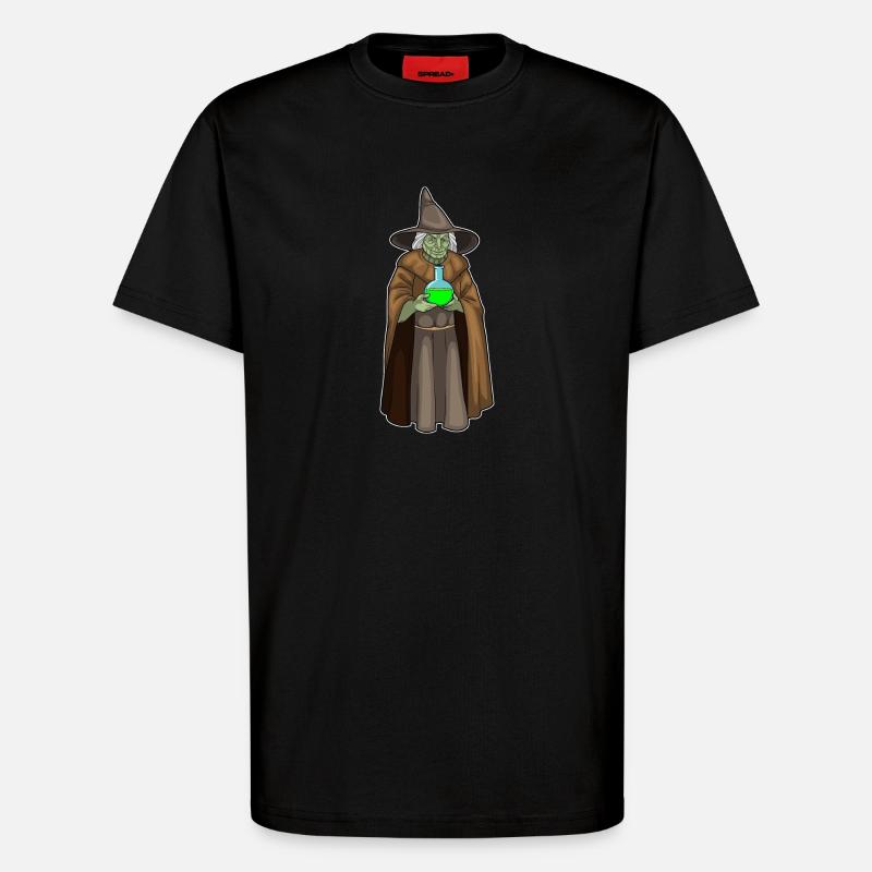 Witch Halloween Magic Potion - T-Shirt - made by SPREAD - SOLID BLACK