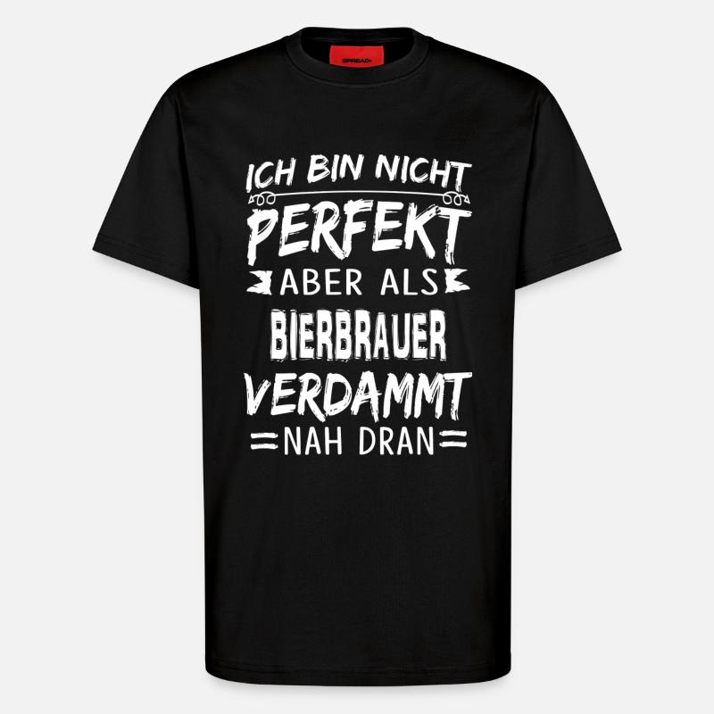 BIERBRAUER - T-Shirt - made by SPREAD - SOLID BLACK