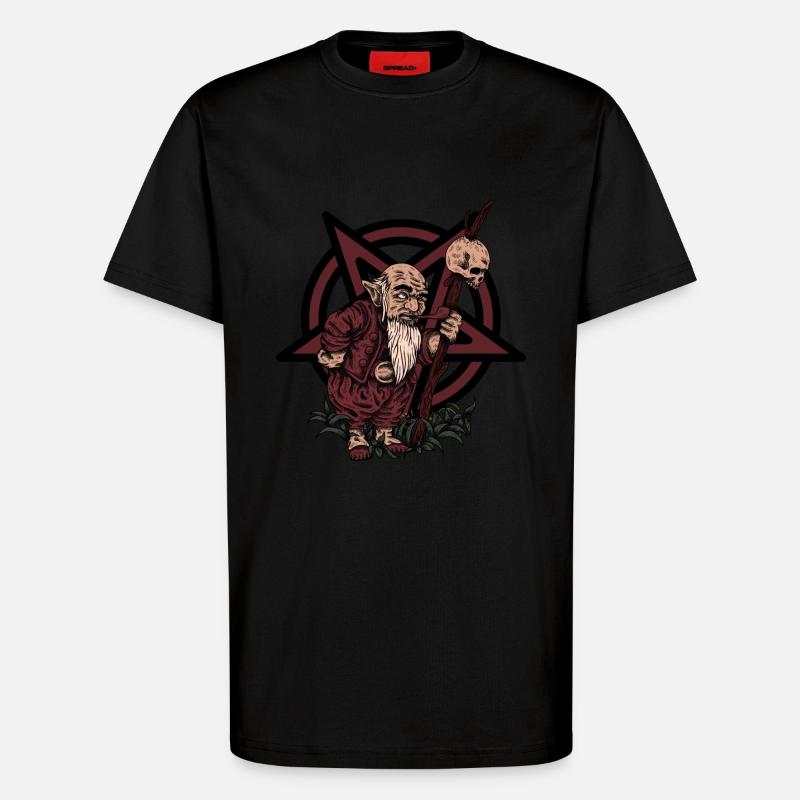 Satans kleiner Wichtel - T-Shirt - made by SPREAD - SOLID BLACK