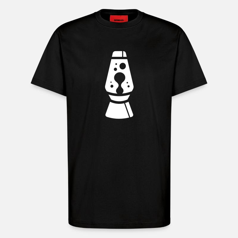 Relax Base Lava Lamp - T-Shirt - made by SPREAD - SOLID BLACK