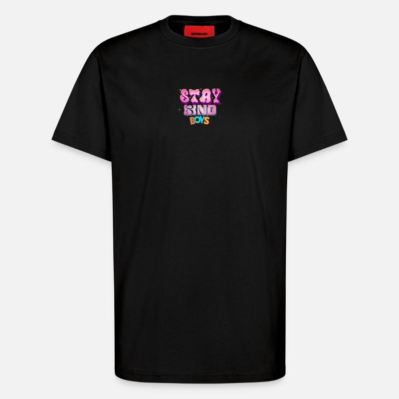 Stax Sind Boys Retro Pop - T-Shirt - made by SPREAD - SOLID BLACK