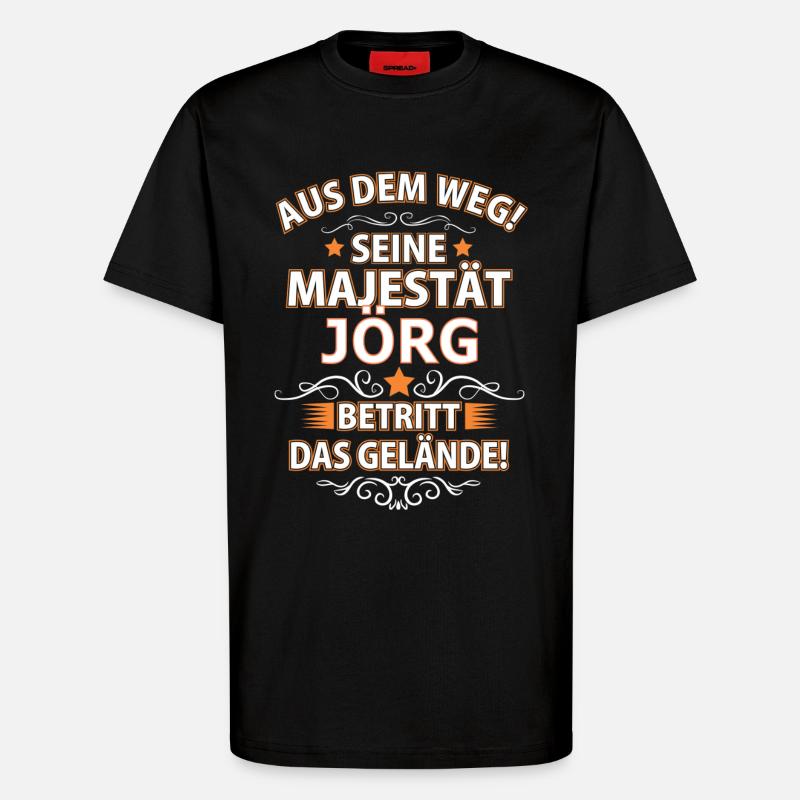 JÖRG - T-Shirt - made by SPREAD - SOLID BLACK