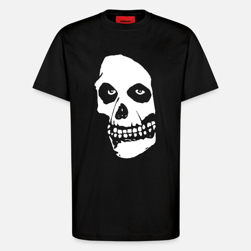 Halloween Horror Schädel - T-Shirt - made by SPREAD - SOLID BLACK