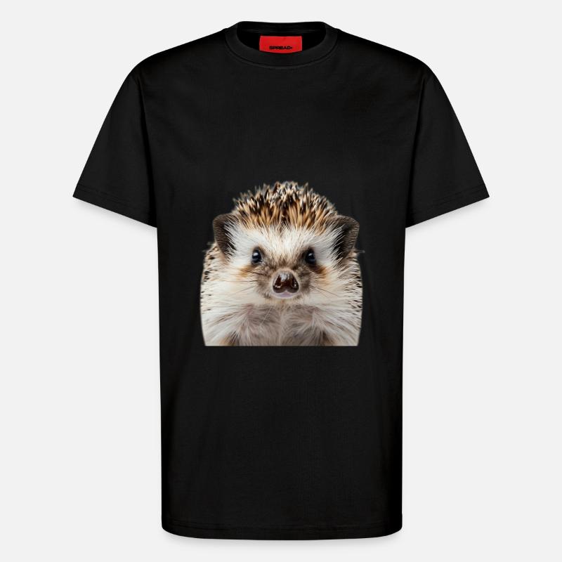 Igel - T-Shirt - made by SPREAD - SOLID BLACK