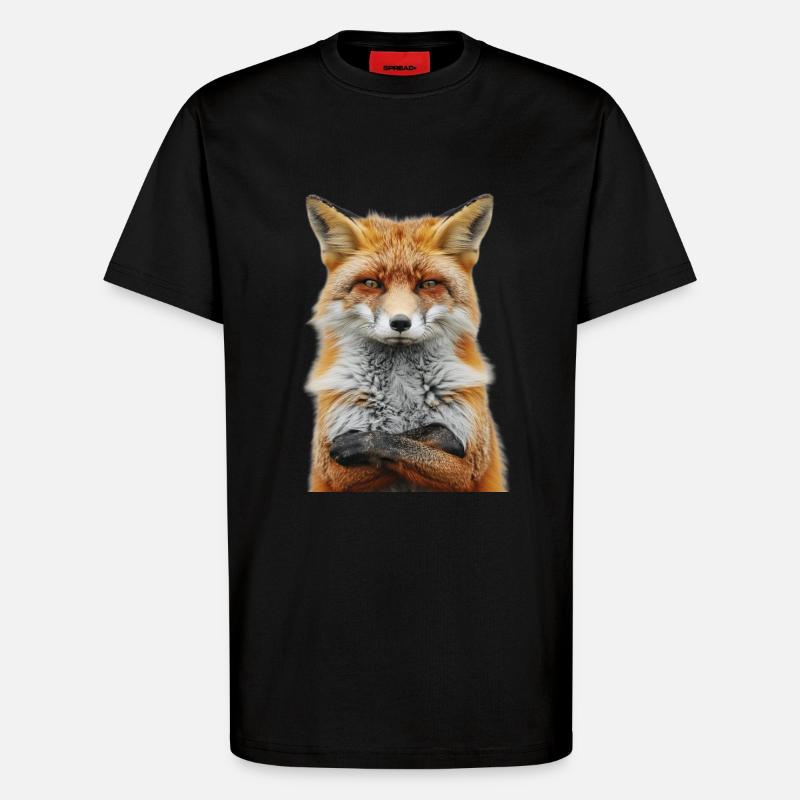 Fuchs - T-Shirt - made by SPREAD - SOLID BLACK