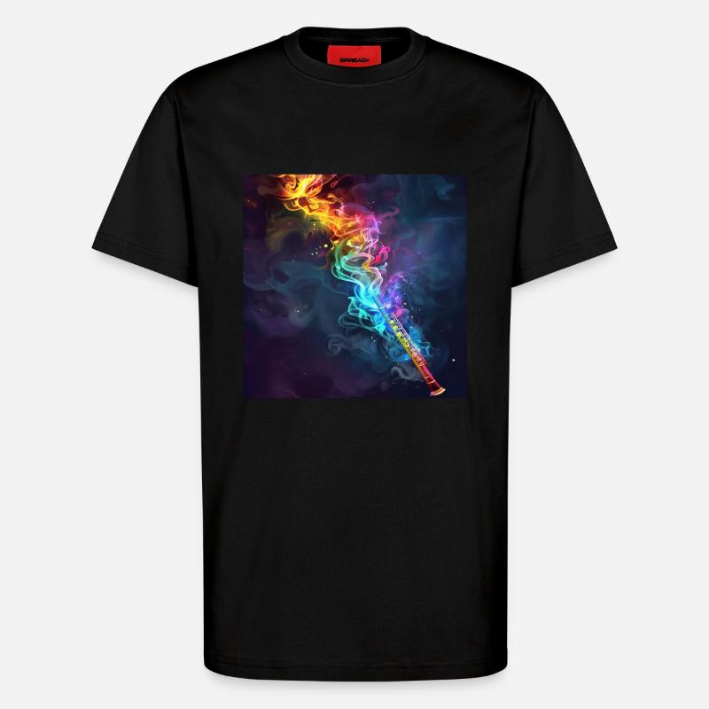 Querflöte - T-Shirt - made by SPREAD - SOLID BLACK