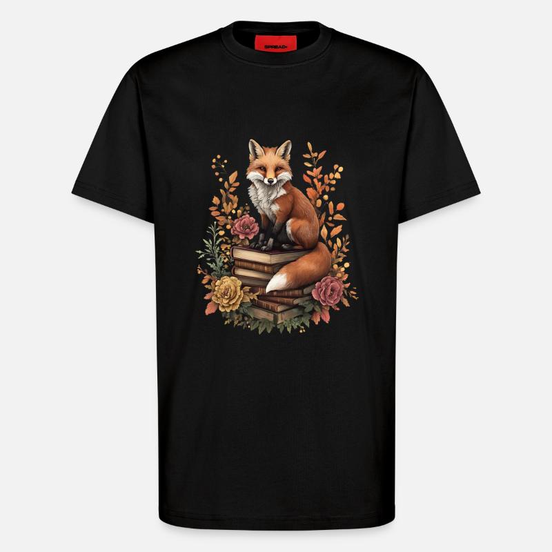 Fuchs - T-Shirt - made by SPREAD - SOLID BLACK