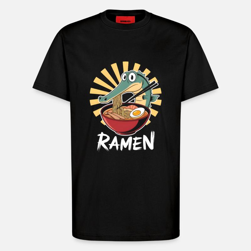 Gar - T-Shirt - made by SPREAD - SOLID BLACK