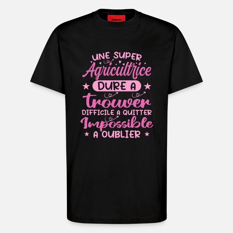 Ein Superbauer - Bauerngeschenk - T-Shirt - made by SPREAD - SOLID BLACK