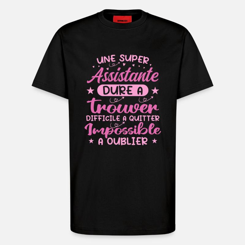 Ein Super Assistant - Assistent Geschenk - T-Shirt - made by SPREAD - SOLID BLACK