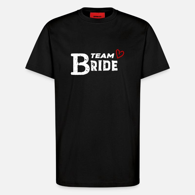 Bridal Wedding Celebration - T-Shirt - made by SPREAD - SOLID BLACK