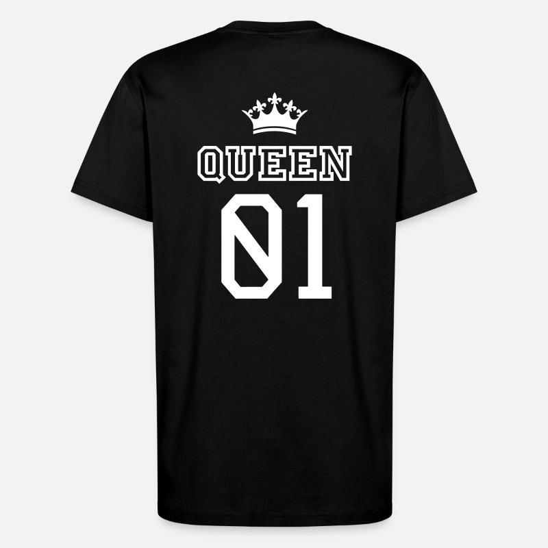 QUEEN - T-Shirt - made by SPREAD - SOLID BLACK