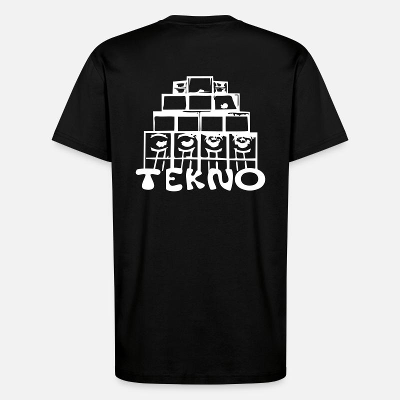 Tekno 23 - T-Shirt - made by SPREAD - SOLID BLACK