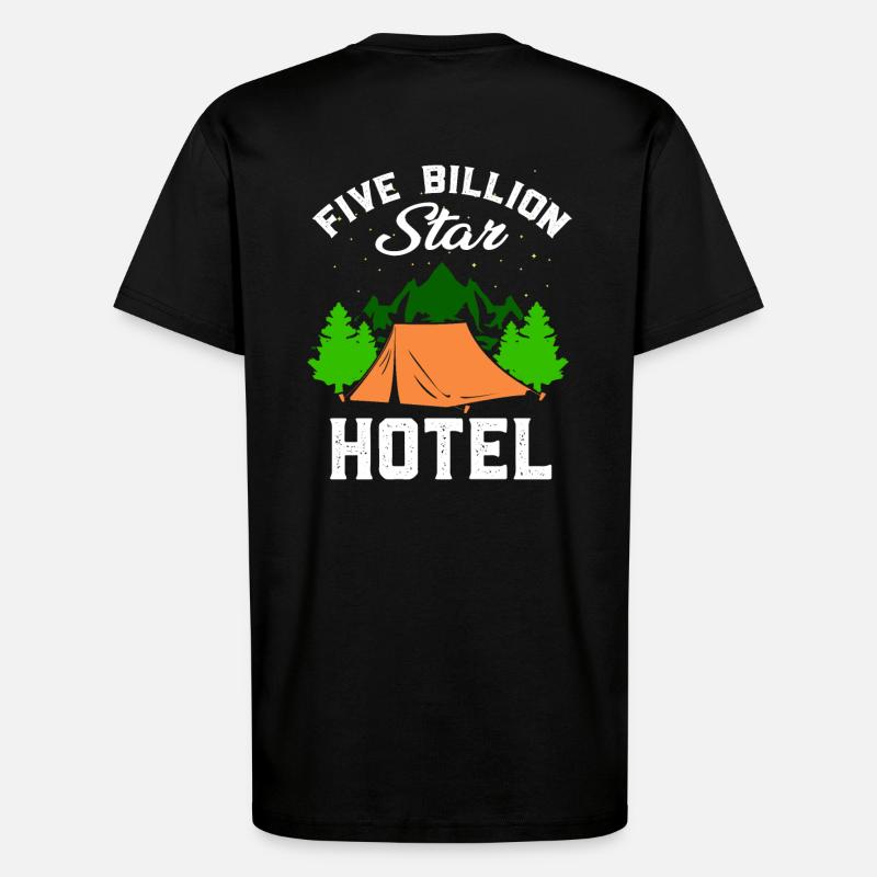 Camping Campen Zelten Geschenk - T-Shirt - made by SPREAD - SOLID BLACK