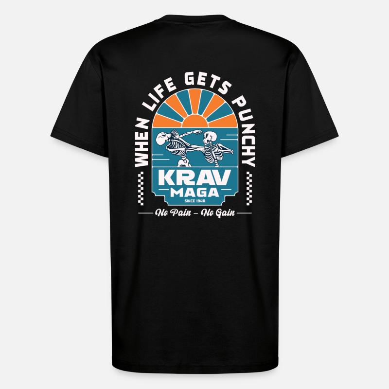 When Life Gets Punchy - T-Shirt - made by SPREAD - SOLID BLACK