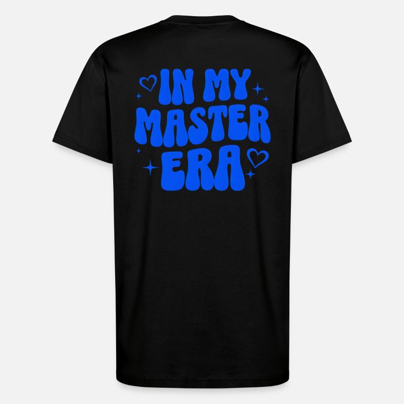 Master's Degree Gift Study University Graduate - T-Shirt - made by SPREAD - SOLID BLACK