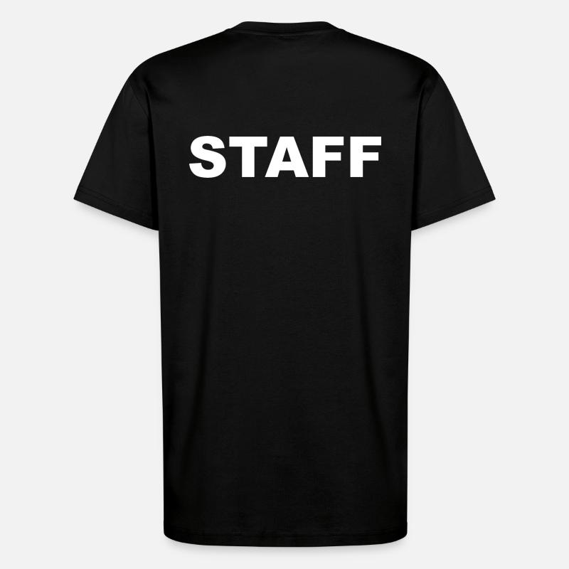 STAFF - T-Shirt - made by SPREAD - SOLID BLACK