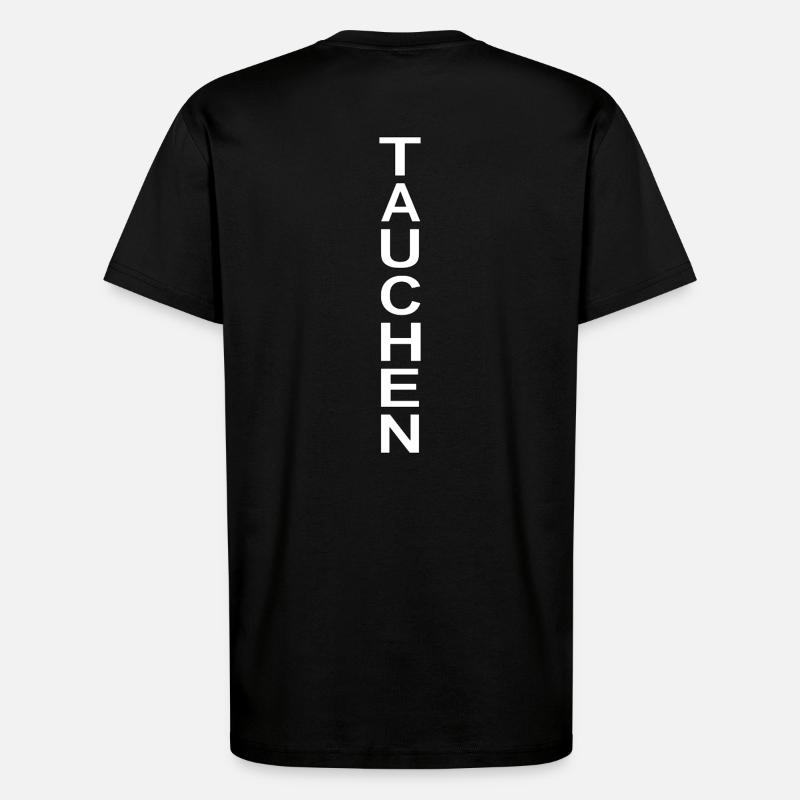 Diving Scripture Gift - T-Shirt - made by SPREAD - SOLID BLACK