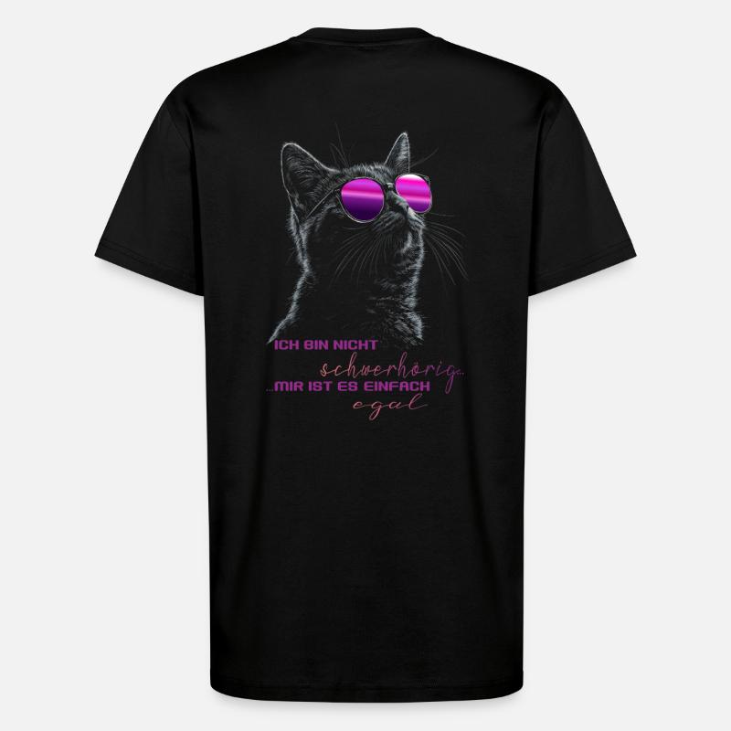Cat doesn't matter - T-Shirt - made by SPREAD - SOLID BLACK