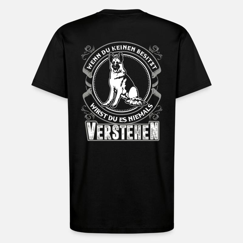 Deutscher Schäferhund - T-Shirt - made by SPREAD - SOLID BLACK
