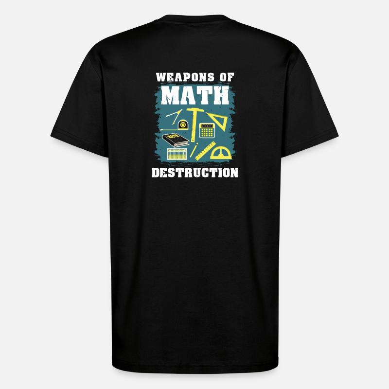 Math math gift - T-Shirt - made by SPREAD - SOLID BLACK