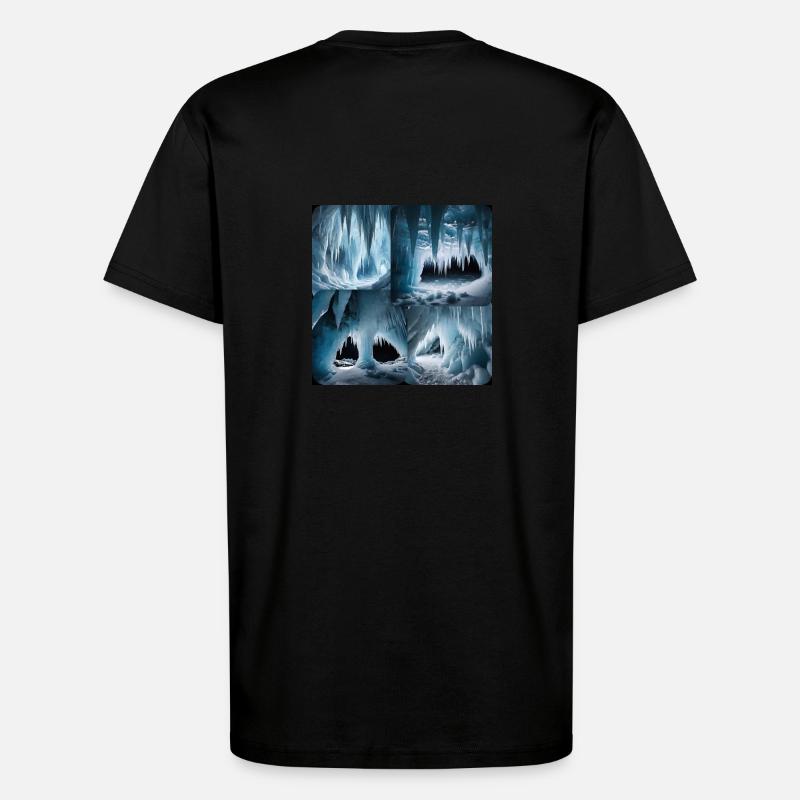 Eishöhle - T-Shirt - made by SPREAD - SOLID BLACK