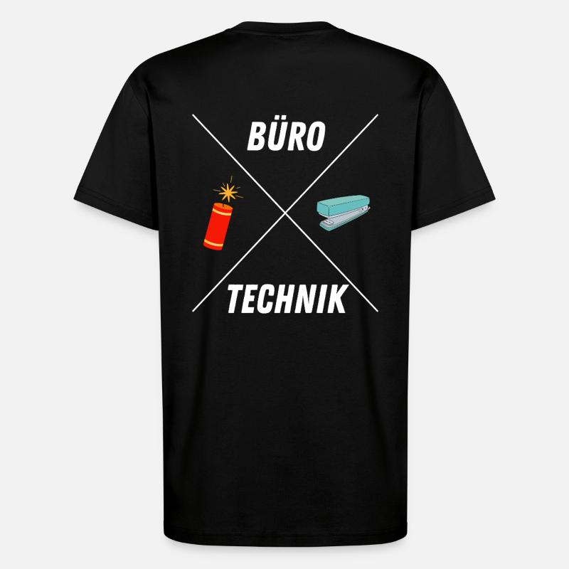 BUROTECHNIK - T-Shirt - made by SPREAD - SOLID BLACK