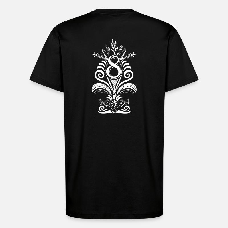 Kurbits V8 No:2 - weiß - T-Shirt - made by SPREAD - SOLID BLACK