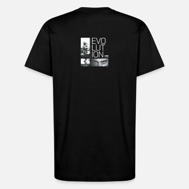 Evolution - do not stop - T-Shirt - made by SPREAD - SOLID BLACK