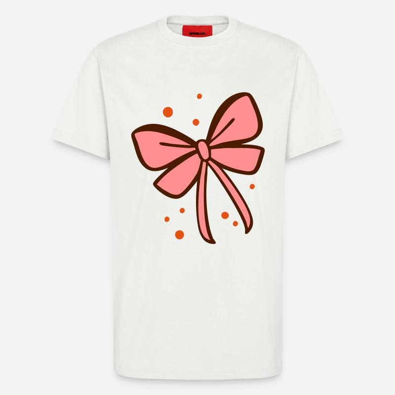 Schleife Geschenkschleife - T-Shirt - made by SPREAD - OFF WHITE