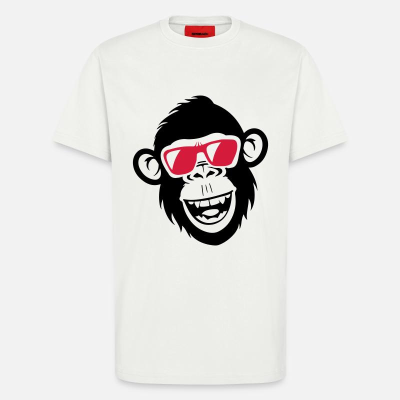 Affen Lustig Cool - T-Shirt - made by SPREAD - OFF WHITE