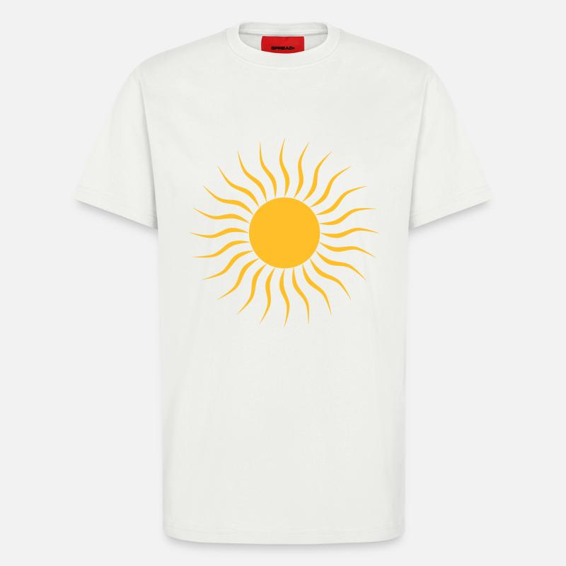 Sonne Symbol / Sun Logo - T-Shirt - made by SPREAD - OFF WHITE