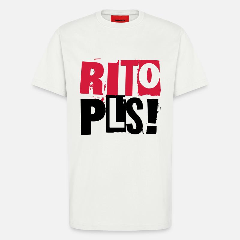 RITO PLS - T-Shirt - made by SPREAD - OFF WHITE