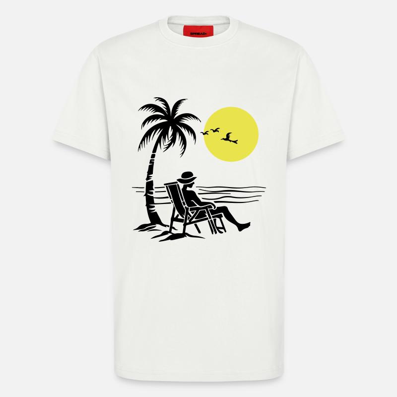 Sommer Strand Urlaub - T-Shirt - made by SPREAD - OFF WHITE