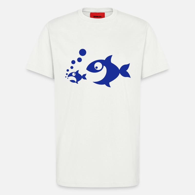Fischfutter - T-Shirt - made by SPREAD - OFF WHITE