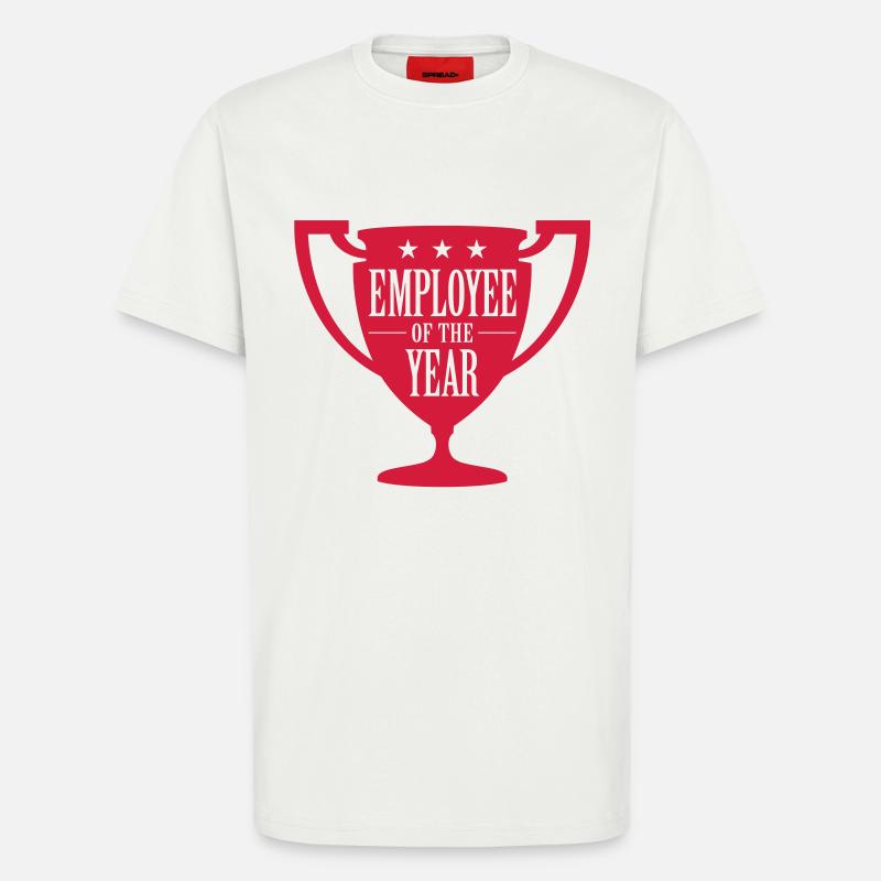 Mitarbeiter des Jahres! - T-Shirt - made by SPREAD - OFF WHITE
