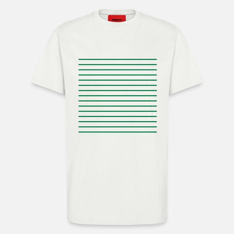 lines - T-Shirt - made by SPREAD - OFF WHITE