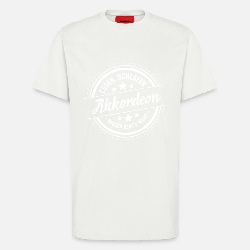 Akkordeon - T-Shirt - made by SPREAD - OFF WHITE
